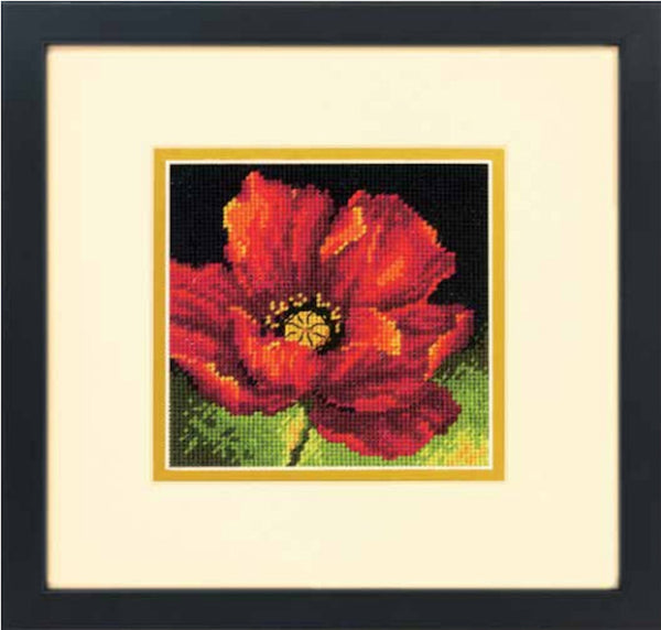 Red Poppy Needlepoint Kit 71-07246 by Dimensions