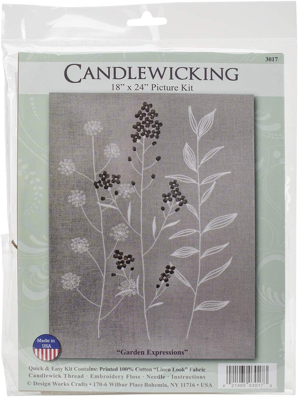 Garden Expressions Candlewicking Kit by Design Works