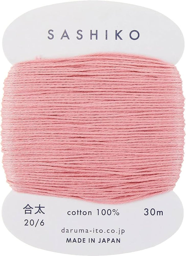 Sashiko Thick Thread 30m - Pink 211