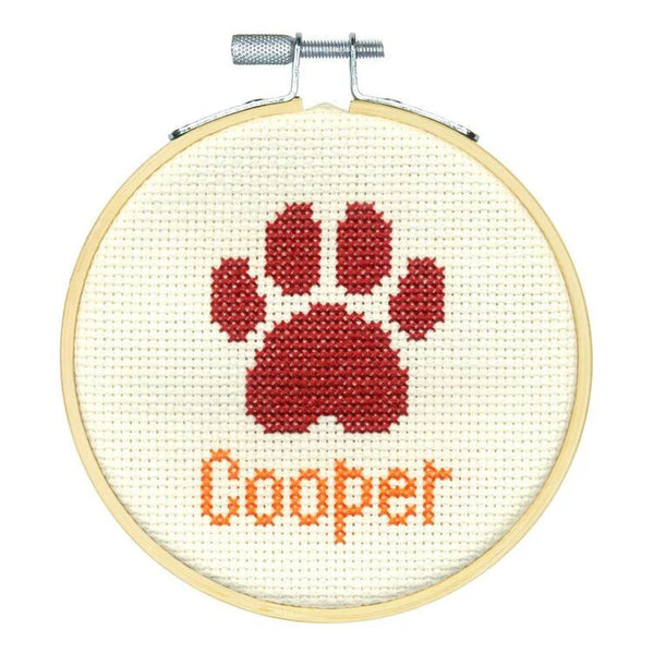 Paw Print Cross Stitch Kit 72-75234 by Dimensions