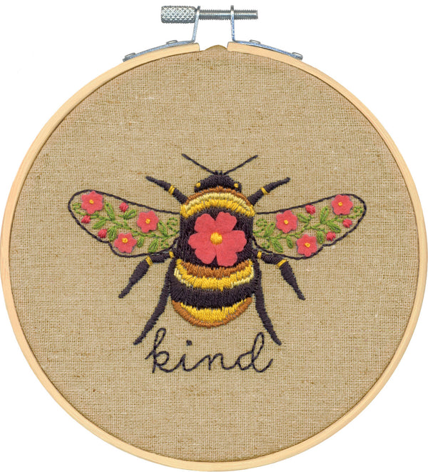 Bee Kind Embroidery Kit 72-76292 by Dimensions