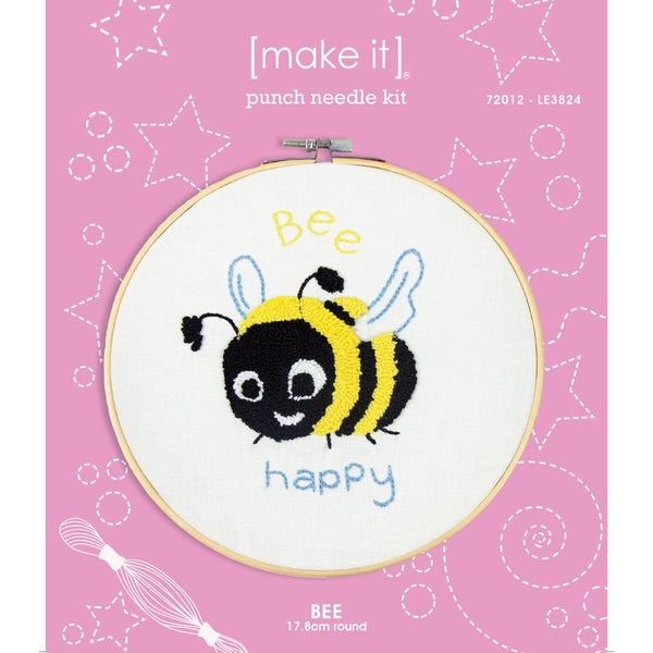 Bee Punch Needle Kit by Make IT
