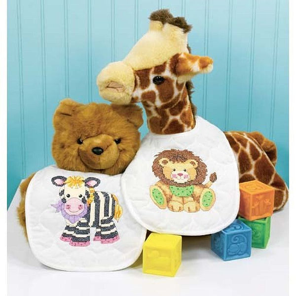 Baby Express Bibs Cross Stitch Kit by Dimensions 73429