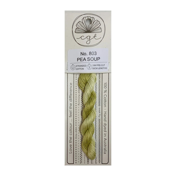 Cottage Garden Threads Stranded Pea Soup 803
