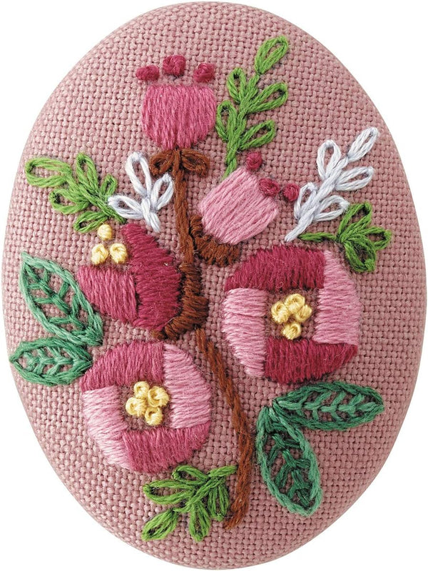 Spring Showing French Embroidery Brooch Kit by Olympus 9080