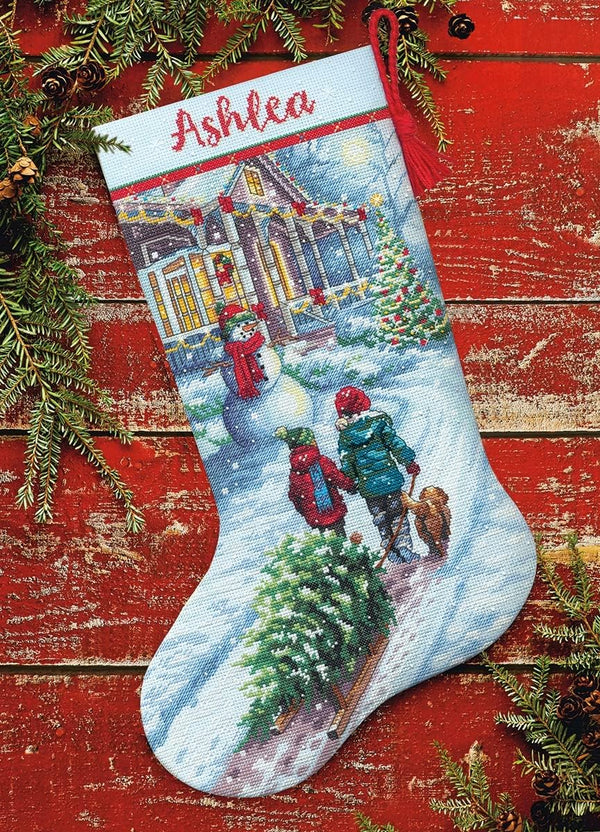 Christmas Tradition Stocking Cross Stitch Kit 70-08995 by Dimensions