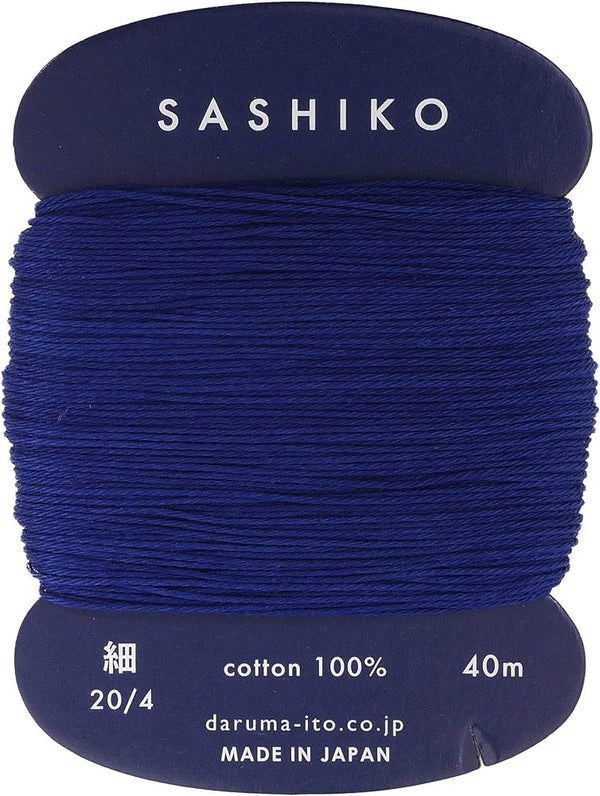 Sashiko Thin Thread 40m - Navy 215
