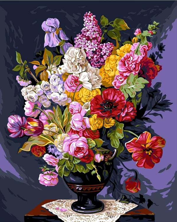 Bouquet Champetre - Tapestry Canvas by Grafitec 12312