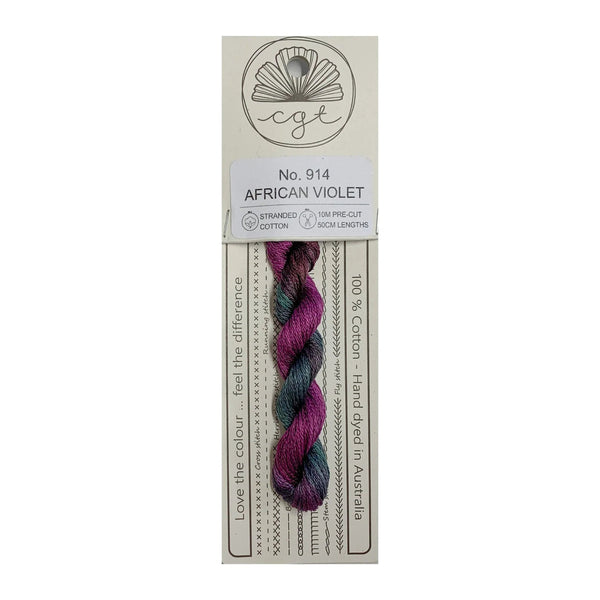 Cottage Garden Threads Stranded African Violet 914