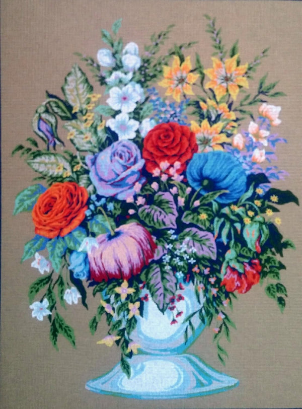 The Flowers C 880 - Tapestry Canvas by Diamant