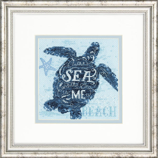 Sea Turtle Cross Stitch Kit by Dimensions 70-65220