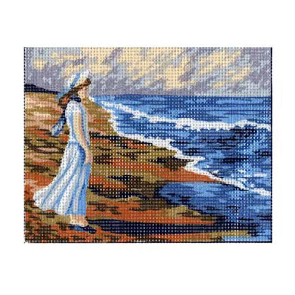 Lady by Sea - Tapestry Canvas by Sophie S1418.06
