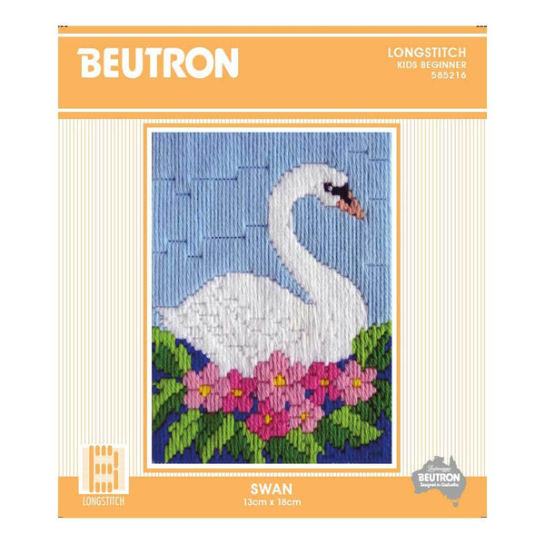 Swan Longstitch Kit 585216 by Beutron