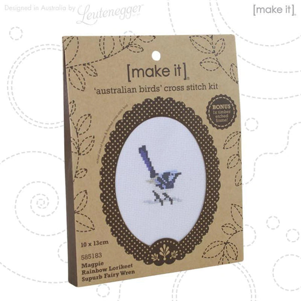 Australian Birds Cross Stitch Kit  - by Make IT 585183