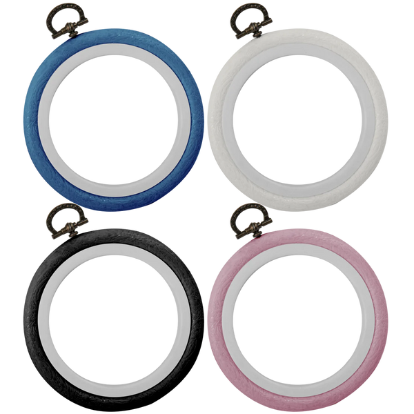 Flexi Round Needlework Display Hoop (10.5cm) by Create Handmade