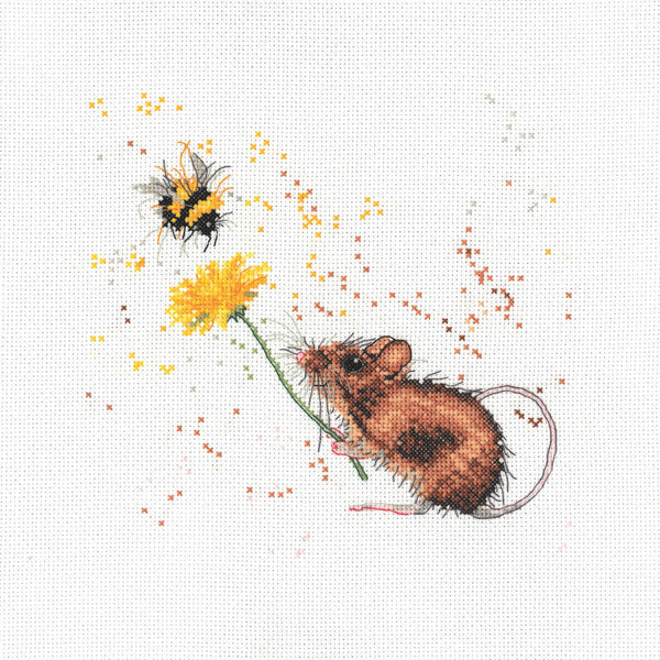 Bashful and Bumble - Bree Merryn Fine Art Cross Stitch Kit by My Cross Stitch BMCS21