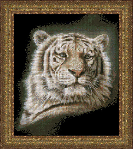 Portrait of a White Tiger #98713 by Kustom Krafts