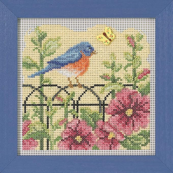 Spring Bluebird Mill Hill Buttons & Beads Spring Series Cross Stitch Kit (MH14-2215)