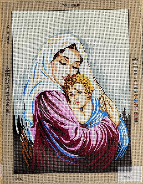 Madonna and Child Tapestry Canvas by Gobelin 10.539