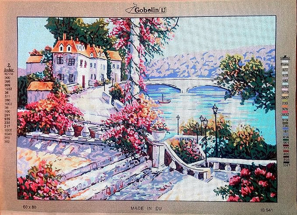 Mediterranean Splendour Tapestry Canvas by Gobelin 10.541