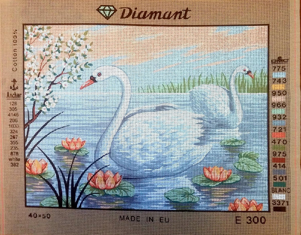 Swans E 300 - Tapestry Canvas by Diamant