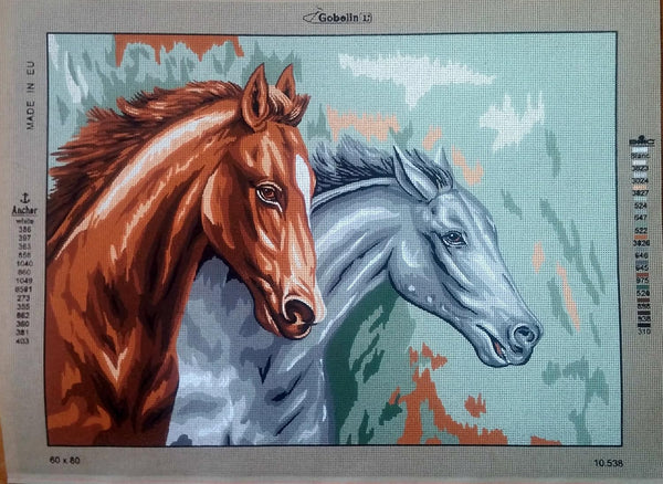 Horses Tapestry Canvas by Gobelin 10.538