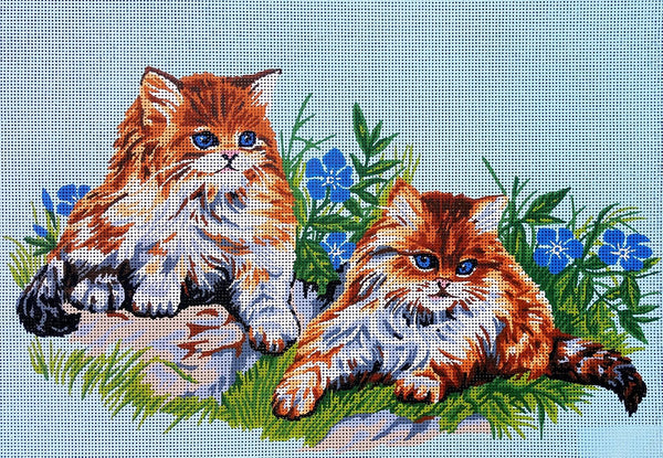Cats Tapestry Canvas by Gobelin 14.864