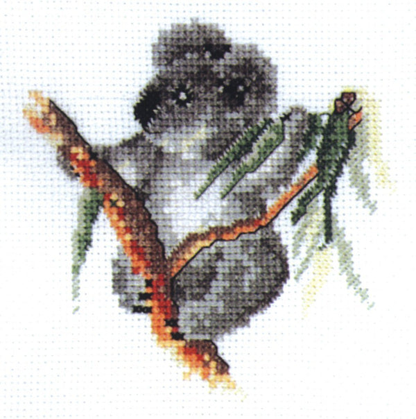 Baby Koala Cross Stitch DMC Kit