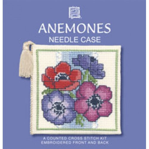 Anemones Needle Case Kit by Textile Heritage