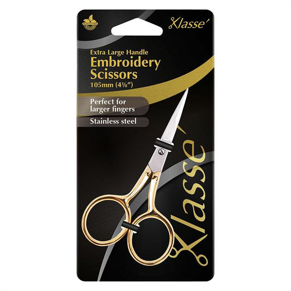 Klasse' Embroidery Scissors 105cm -  Extra Large Gold Handle BK4504