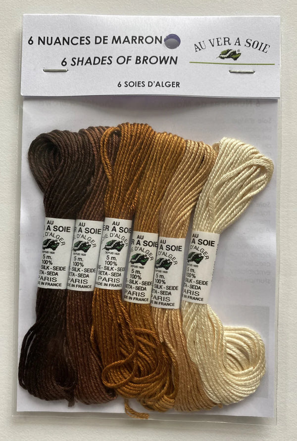 Au Ver a Soie D'Alger Shade Pack - Brown