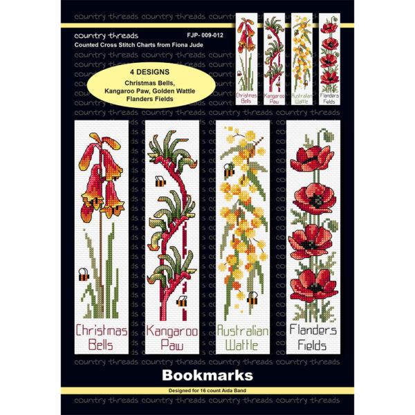 Bookmarks FJP-009-012 by Country Threads