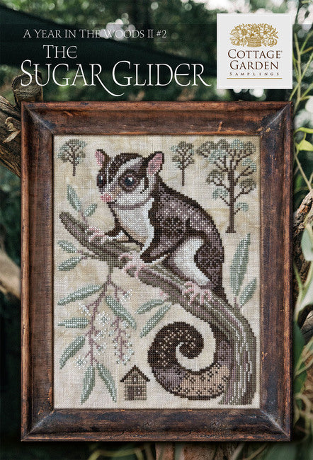 A Year in the Woods Series II #2 - The Sugar Glider (CGS-1126) by Cottage Garden Samplings