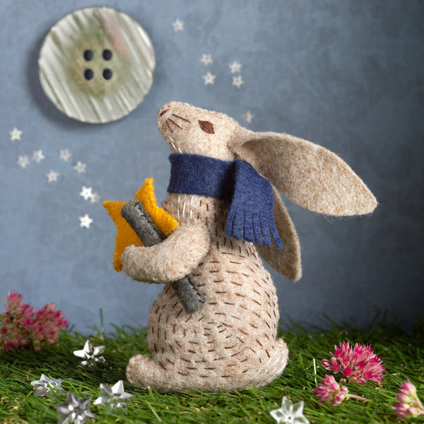 Prof. Hare, Stargazer - Wool Mix Felt Craft Kit by Corinne Lapierre