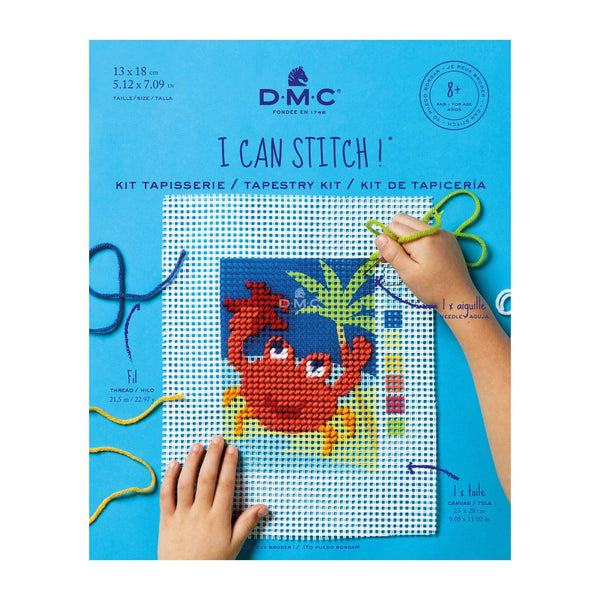 The Crab - I Can Stitch! Tapestry Kit by DMC C06N90K