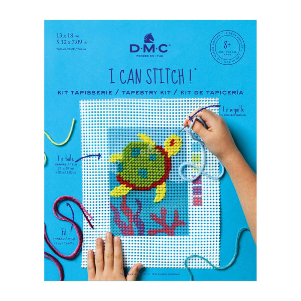 The Turtle - I Can Stitch! Tapestry Kit by DMC C06N91K