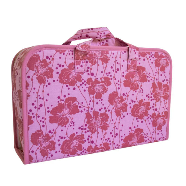 Florence Boardhurst Carry All Storage Case - Dawn Pink