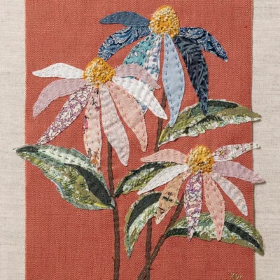 Cone Flower Slow Stitching Kit by Wattle & Loop