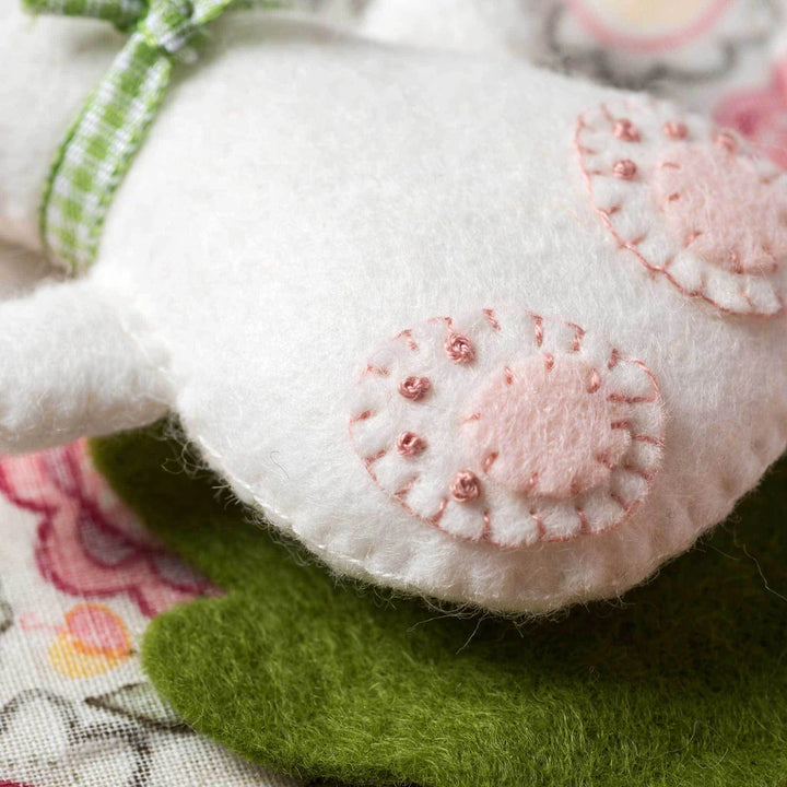 Bunny in Carrot Bed - Wool Mix Felt Craft Kit by Corinne Lapierre ...