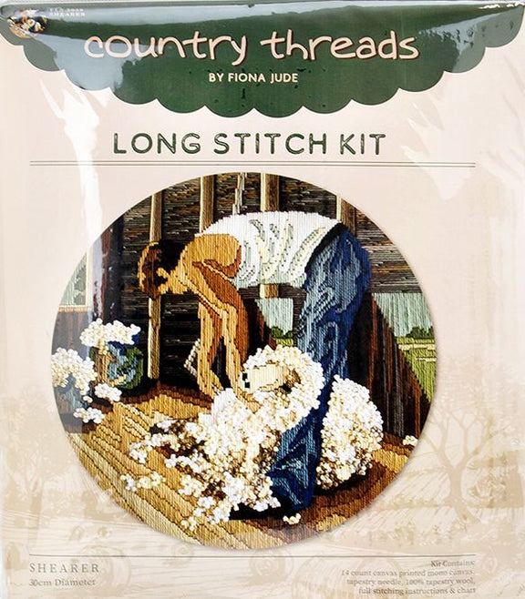 Shearer Long Stitch Kit FLS5039 by Country Threads Stitchers' Corner — free download