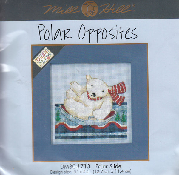 Polar Slide - Beaded Cross Stitch Kit by Debbie Mumm for Mill Hill (DM30-1713)