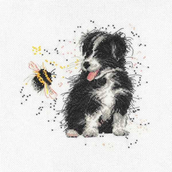 Beck and Bumble - Bree Merryn Fine Art Cross Stitch Kit by My Cross Stitch BMCS23