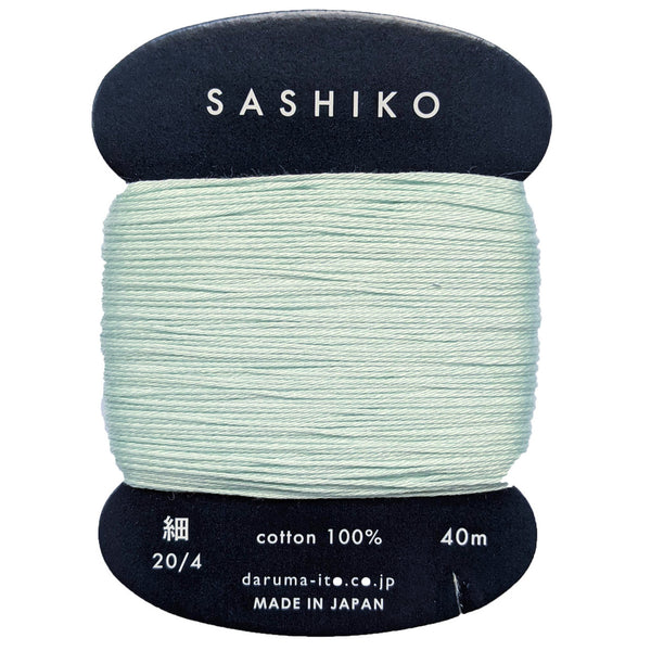 Sashiko Thin Thread 40m - Mint 206