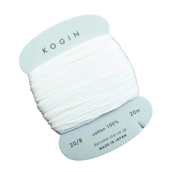 Daruma Kogin Thread 20m 8 Ply - White 1