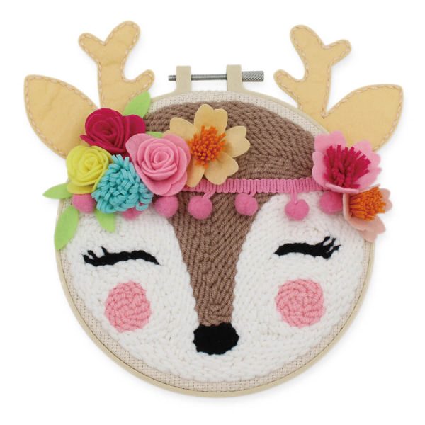 Deer Punch Needle Kit by Make IT 585252-DEER