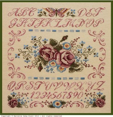 Roses Sampler Pattern by Filigram