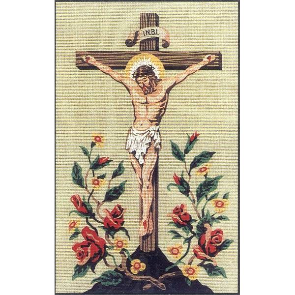 Jesus on the Cross Tapestry Canvas by Diamant  F28