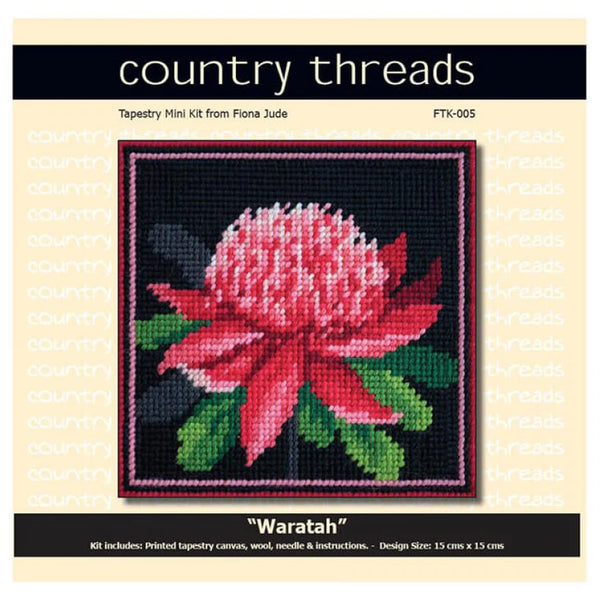 Waratah Tapestry Mini Kit FTK-005 by Country Threads