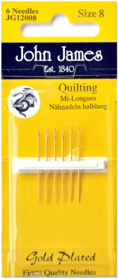 John James Quilting Needles - Gold Plated