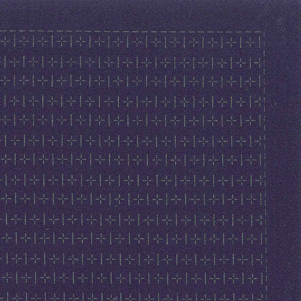 Sashiko Sampler Turtle Shell - Navy by Olympus H-2047
